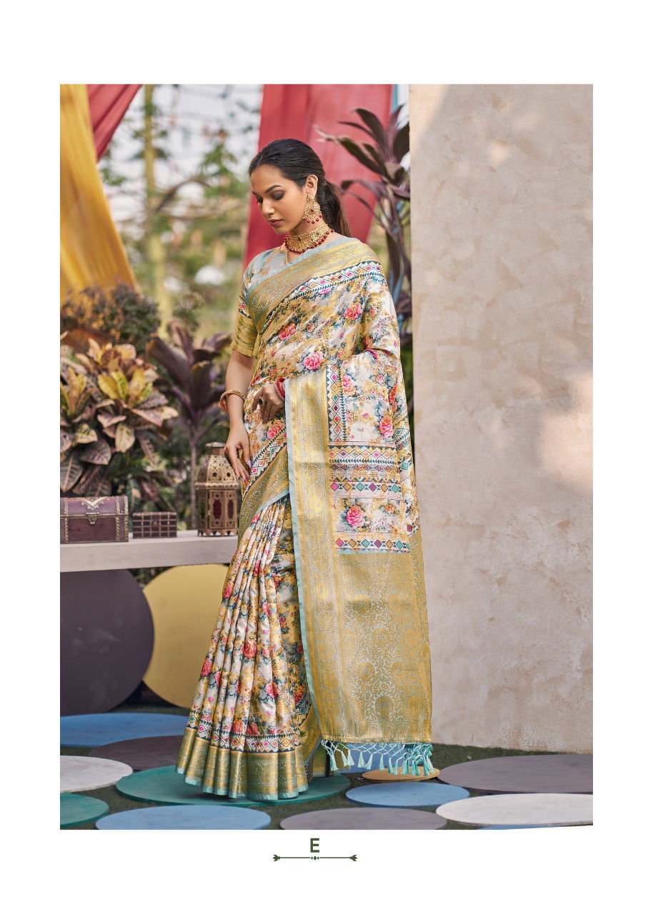 Shangrila Aaradhya Digital 2 Heavy Organza Fancy Festive Wear Designer Saree Collection